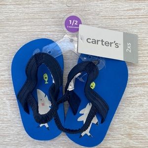 Carter’s Shark Flip Flop Sandals